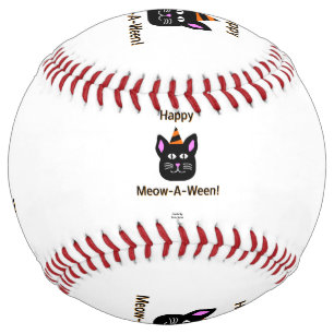 Balle De Softball Black Cat Meow-A-Ween Softball