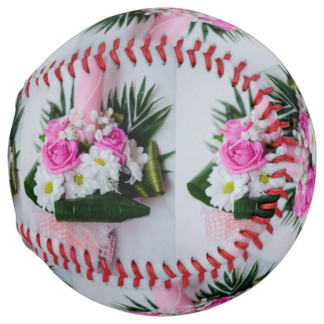 Balle De Softball Bougie de baptême (Devant droit)