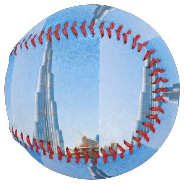 Balle De Softball Burj Khalifa, peinture de Dubaï (Devant droit)
