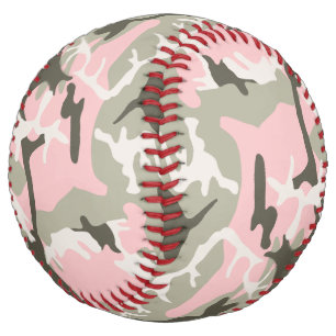 Balle De Softball Camouflage rose et vert, Militaire, Armée