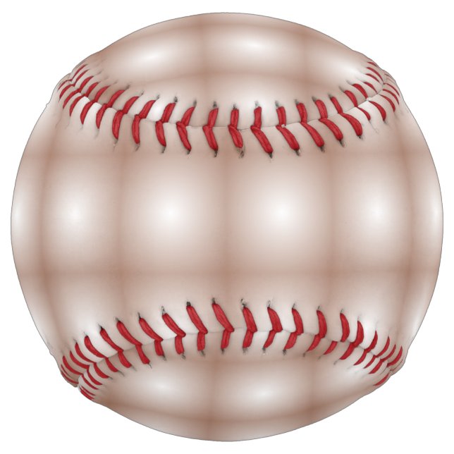 Balle De Softball Carrés géométriques avec Mocha Mousse Gradient Bla (Devant)