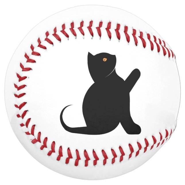 Balle De Softball Cat dit bonjour (Devant gauche)