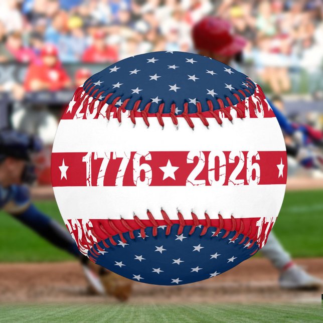 Balle De Softball Célébration du Semiquincentenaire 1776 2026 (Créateur téléchargé)