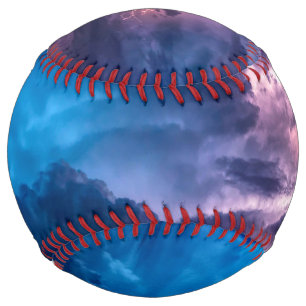 Balle De Softball Cieux orageux