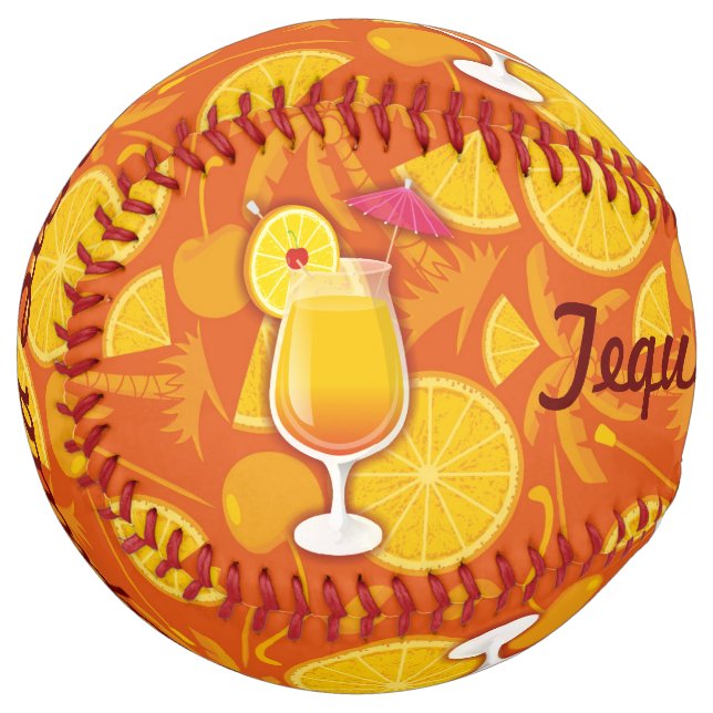 Balle De Softball Cocktail Tequila Sunrise (Devant gauche)