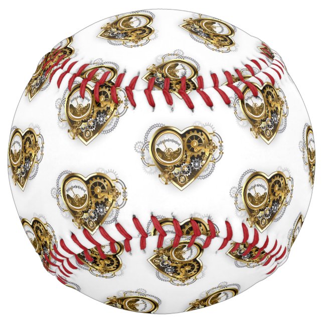 Balle De Softball Coeur vapeur avec un manomètre (Devant)