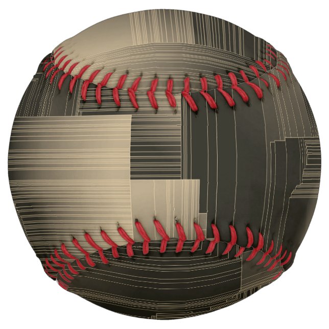 Balle De Softball Colden Halls Art Déco (Devant)