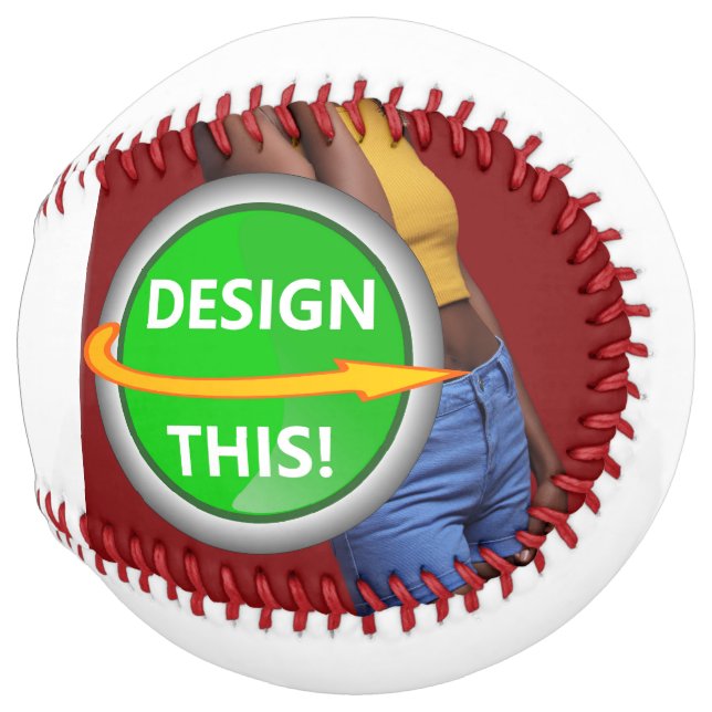 Balle De Softball COOL ! Taille de la régulation de softball - avec  (Devant droit)