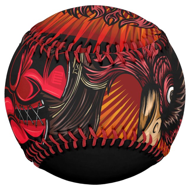 Balle De Softball Coq de boîte (Devant)