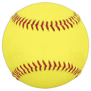 Balle De Softball Couleur uni jaune jaune jaune
