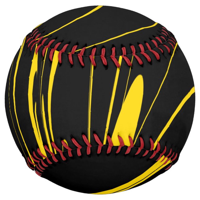 Balle De Softball Couleurs des abeilles (Devant)