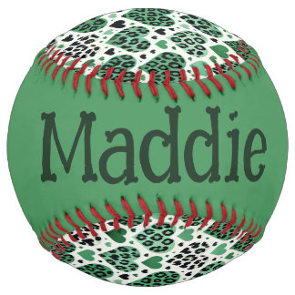 Balle De Softball Crazy Love (Green Customize)