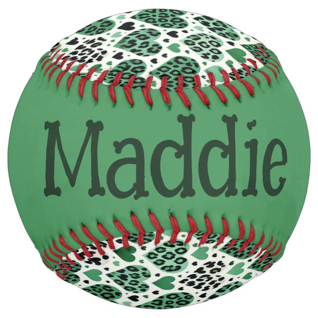 Balle De Softball Crazy Love (Green Customize) (Dos)