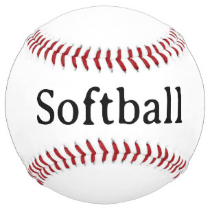 Balle De Softball Créez Votre Propre Bannière Personnalisée Simple S
