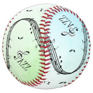 Balle De Softball Danse de jazz musique verte