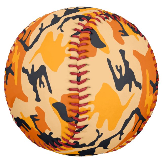 Balle De Softball Déguisement Orange, Militaire, Armée (Incliné)