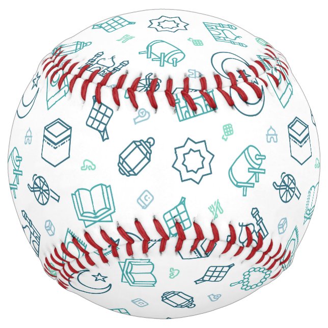 Balle De Softball Doodle ramadan Softball (Devant)