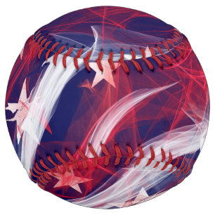 Balle De Softball Drapeau américain Softball