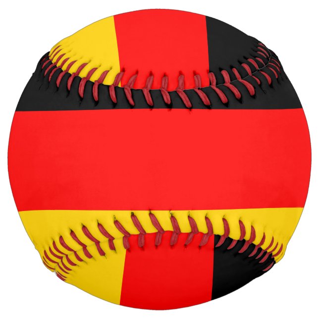 Balle De Softball Drapeau de l'Allemagne (Devant)