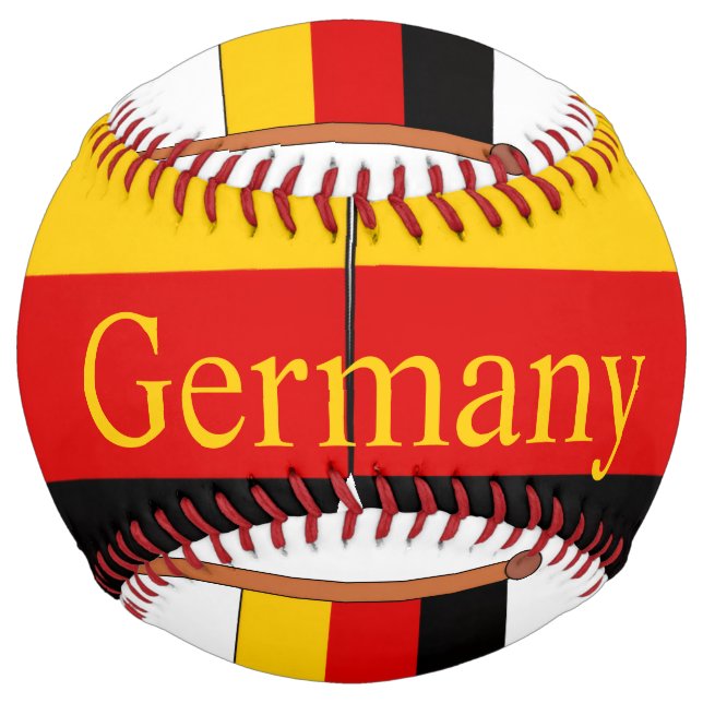 Balle De Softball Drapeau de l'Allemagne Thunder_Cove (Devant)
