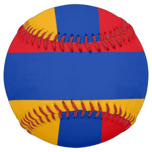 Balle De Softball Drapeau de l'Arménie