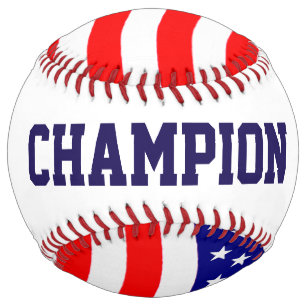 Balle De Softball Drapeau des Etats-Unis d'Amérique - vos idées