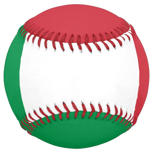 Balle De Softball Drapeau Italie (Devant)