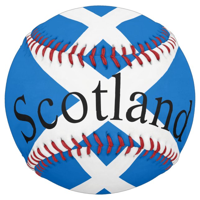 Balle De Softball Drapeau national de l'Écosse Thunder_Cove (Devant)