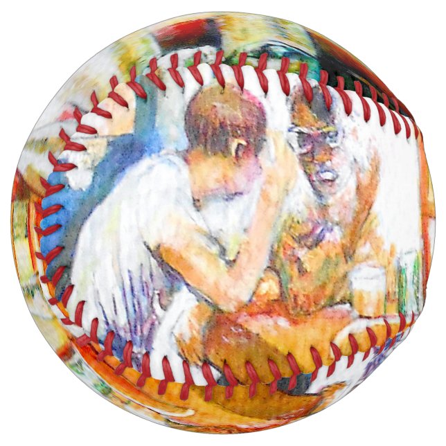 Balle De Softball Émotionnel pour motiver, logique pour justifier (Devant gauche)