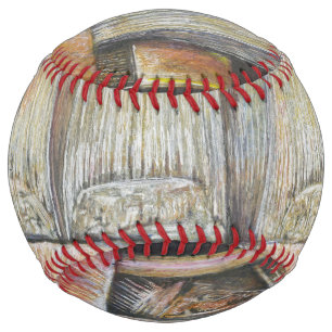 Balle De Softball Équivalent lumineux des émotions passionnées