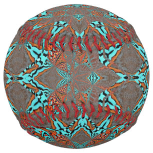 Balle De Softball Étoile fractale de la complexité