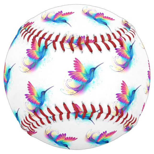 Balle De Softball Exotic Rainbow Hummingbird (Devant)
