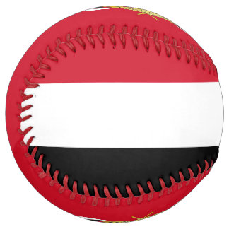 Balle De Softball Feel the heartbeat of Yemen in every stitch!