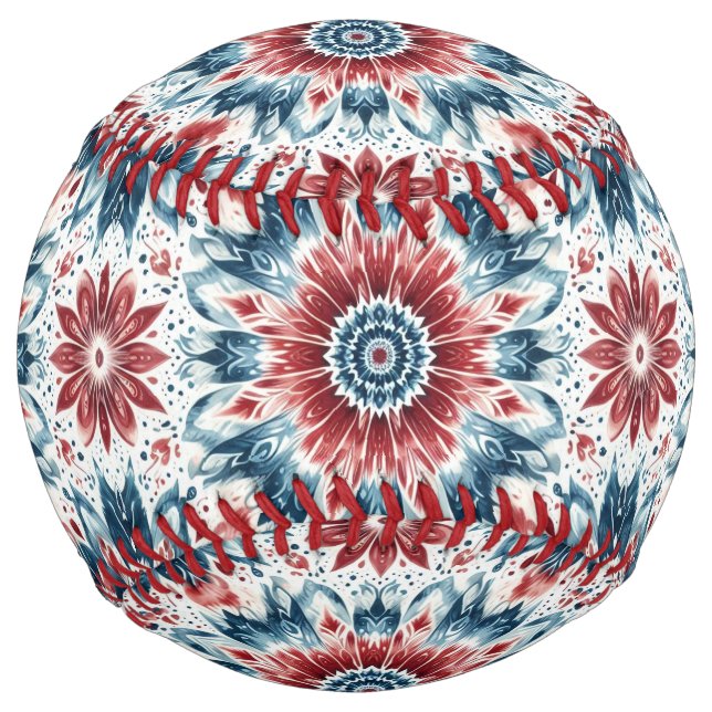 Balle De Softball Flower of Independence  (Devant)