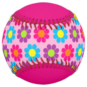 Balle De Softball Flower Power