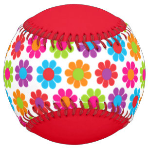 Balle De Softball Flower Power