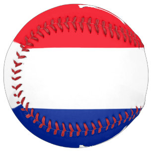 Balle De Softball Français Drapeau Sports Fam Personnalisé Monogramm