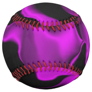 Balle De Softball Fumer violet noir