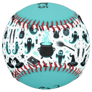 Balle De Softball Ghostly Glows (customize)