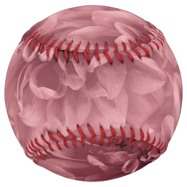 Balle De Softball Grappe florale Mauve Dahlias (Devant)
