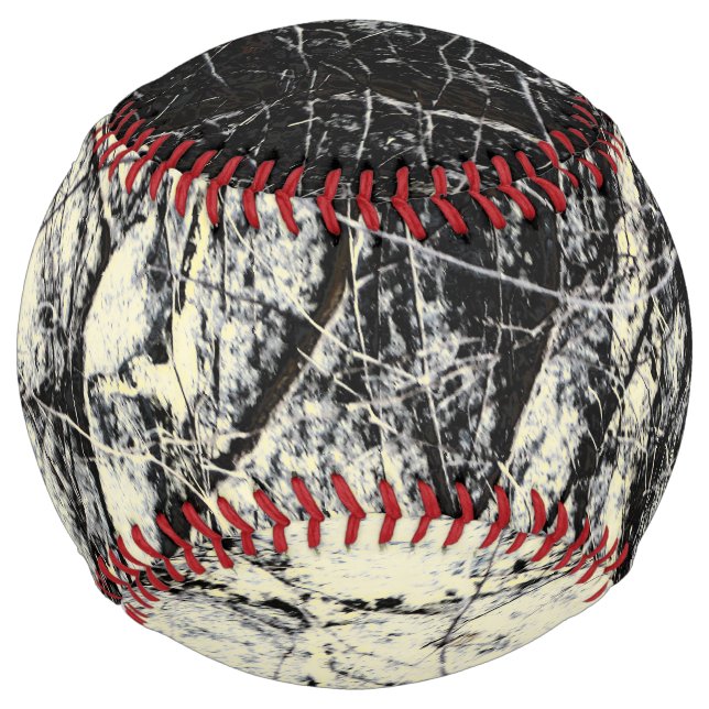 Balle De Softball Grunge (Devant)