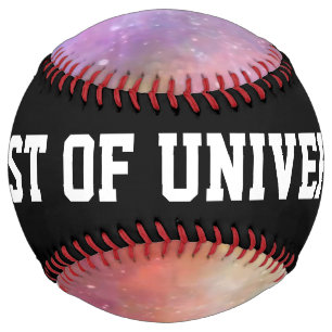 Balle De Softball holiES - univers coloré en poudre nuages
