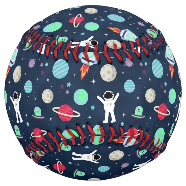 Balle De Softball Illustration du Motif spatial (Devant)