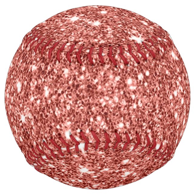Balle De Softball Impression de parties scintillant étincelante (Devant)