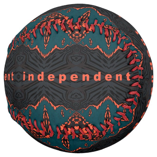 Balle De Softball Indépendant et fier ! (Devant droit)