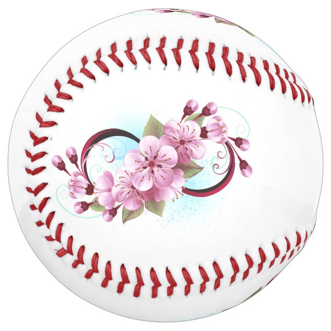 Balle De Softball Infinité avec les fleurs Sakura (Devant gauche)