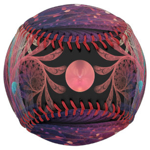 Balle De Softball Jonglage Abstrait Moderne Fantaisie Art Fractal