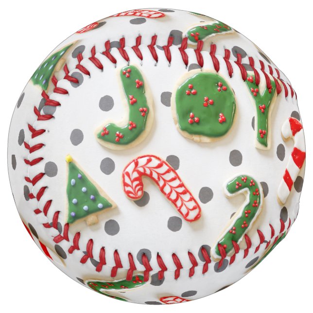 Balle De Softball Joy Christmas cookies (Devant gauche)