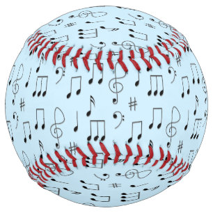 Balle De Softball Just Noté Bleu