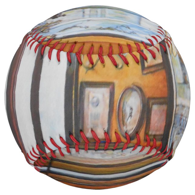 Balle De Softball La curiosité est l'outil du sage (Devant)